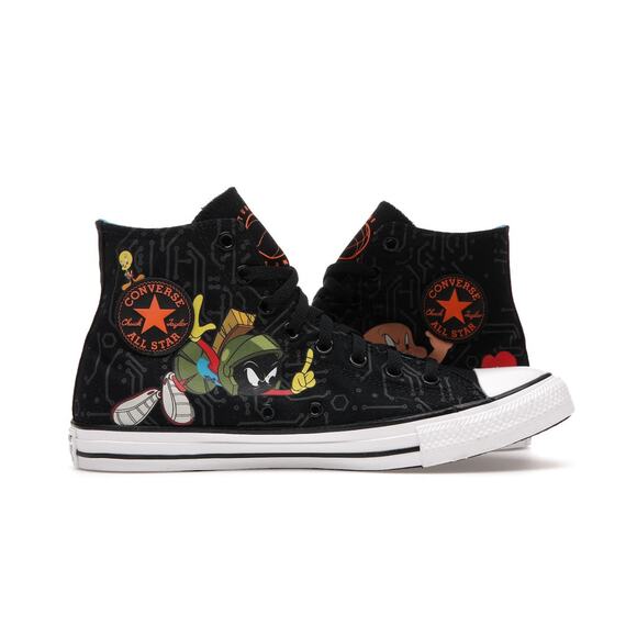 Converse high top sneakers space jam size youth 3 - Picture 1 of 16